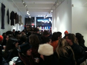 The crowd at The Future Perfect